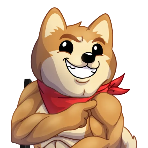Buff Akita dog